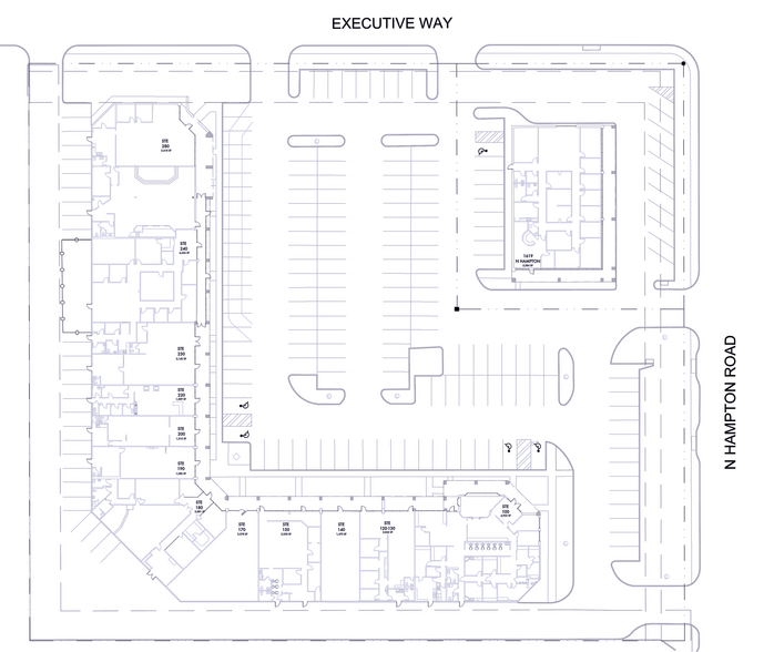 1615-1619 N Hampton Rd, DeSoto, TX for rent - Site Plan - Image 3 of 28