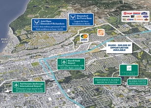 3101 Penland Pky, Anchorage, AK - AERIAL  map view - Image1