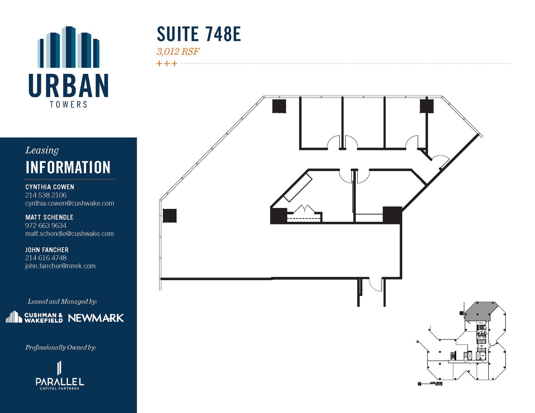 222 W Las Colinas Blvd, Irving, TX for rent Floor Plan- Image 1 of 2