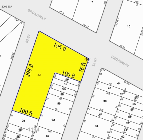 5502 Broadway, Woodside, NY for rent - Plat Map - Image 2 of 2