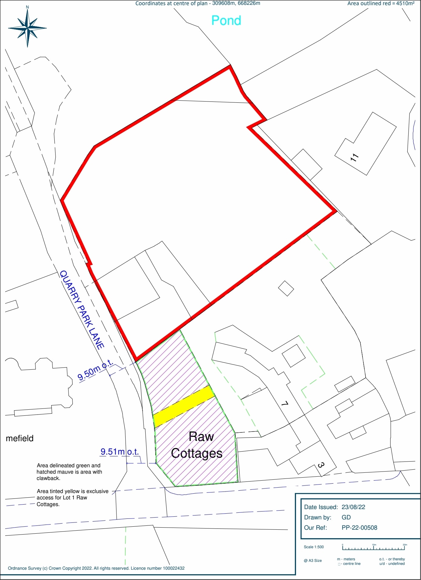 Land At Raw Cottages, East Calder for sale Site Plan- Image 1 of 7