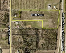 3288 Housers Mill Rd, Byron, GA - AERIAL  map view - Image1