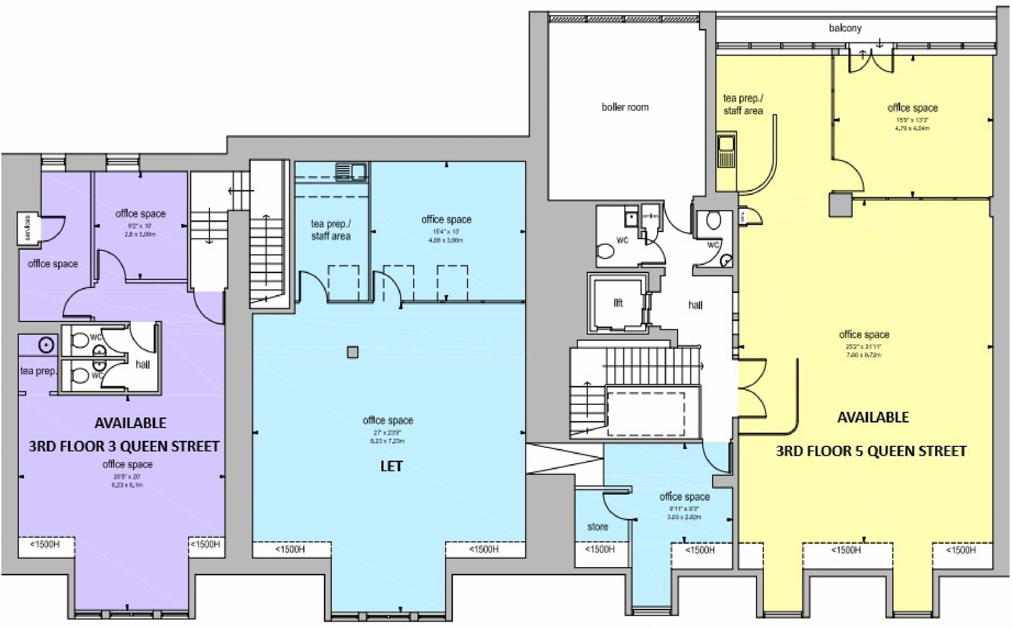 3-5 Queen St, Edinburgh to rent Floor Plan- Image 1 of 13