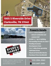 1005 S Riverside Dr, Clarksville, TN for sale Primary Photo- Image 1 of 1