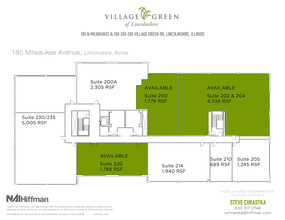 200 Village Green Dr, Lincolnshire, IL for rent Floor Plan- Image 2 of 2