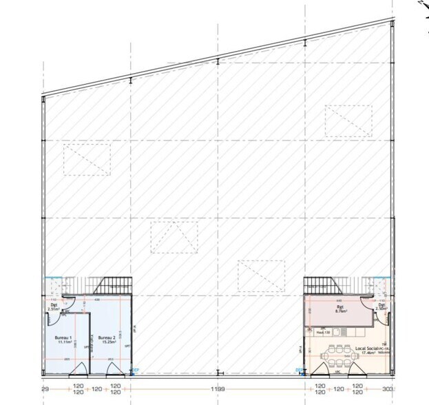 Light Industrial in Chaponost to rent - Floor Plan - Image 2 of 4