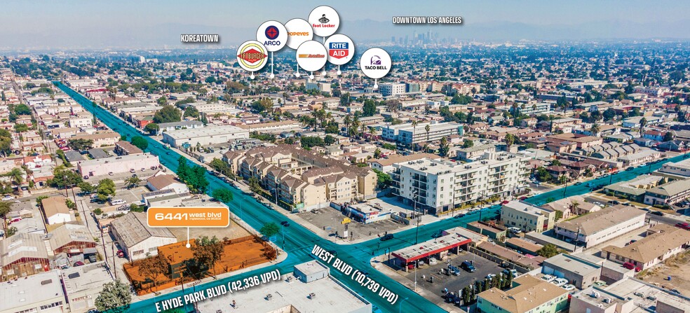 6441 West Blvd, Inglewood, CA for sale - Aerial - Image 1 of 6