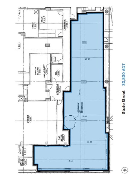 520 S State St, Chicago, IL for rent - Floor Plan - Image 2 of 2