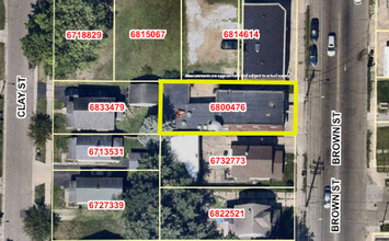 888 Brown St, Akron, OH - aerial  map view