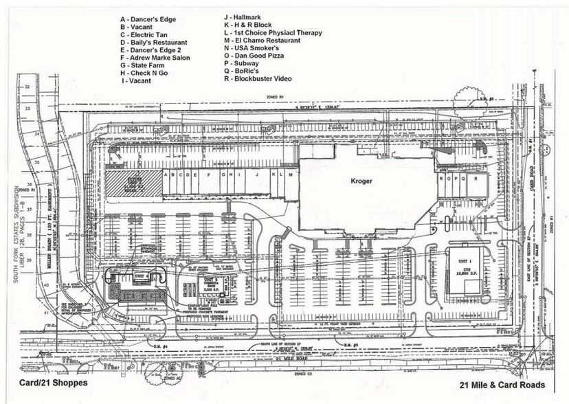 21473-21555 21 Mile Rd, Macomb Township, MI for rent - Site Plan - Image 2 of 2