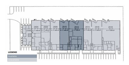 2500-2518 Wisconsin Ave, Downers Grove, IL for rent Floor Plan- Image 1 of 1