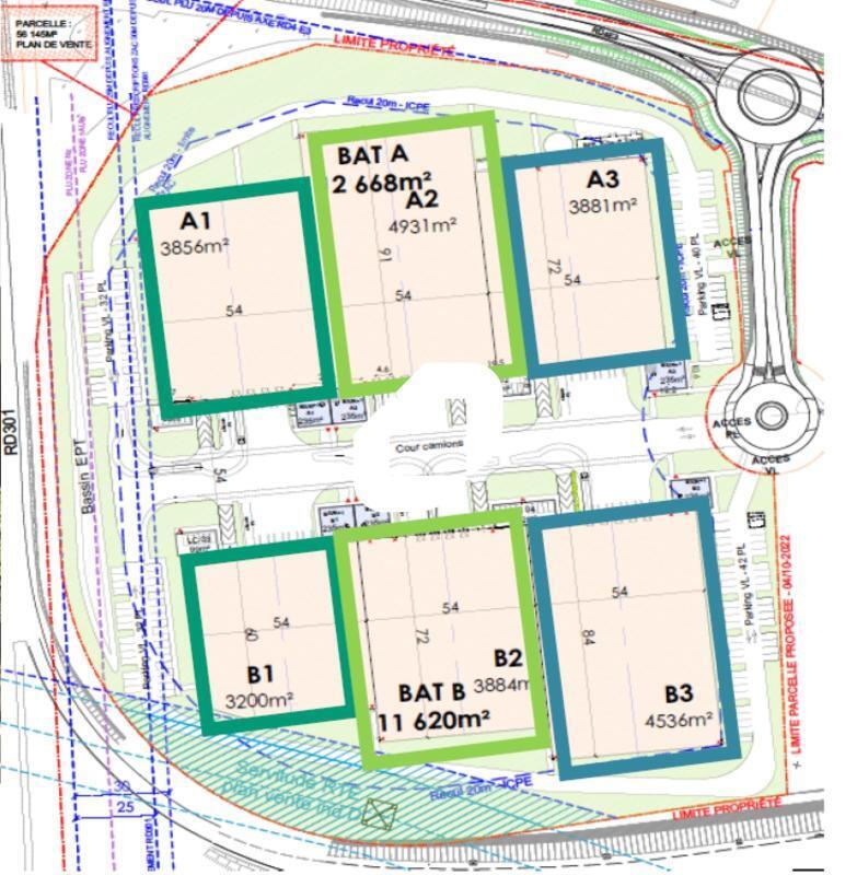 Industrial in Persan for sale Site Plan- Image 1 of 2