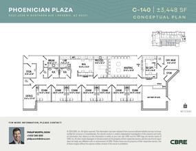 2222-2228 W Northern Ave, Phoenix, AZ for rent Floor Plan- Image 2 of 3