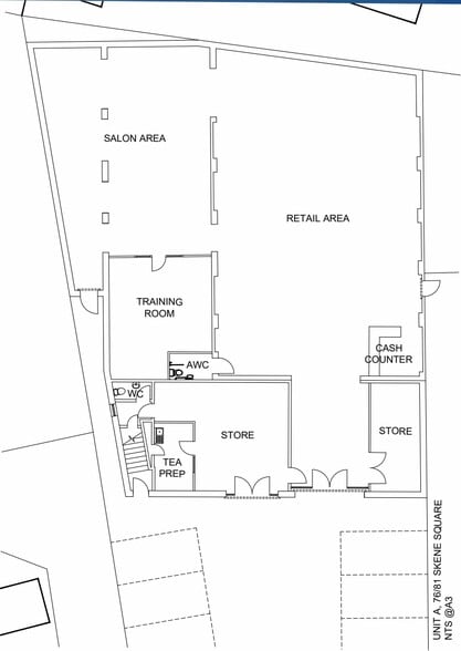 80 Skene Sq, Aberdeen to rent - Floor Plan - Image 2 of 7