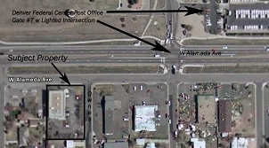 10920 W Alameda Ave, Denver, CO - aerial  map view - Image1