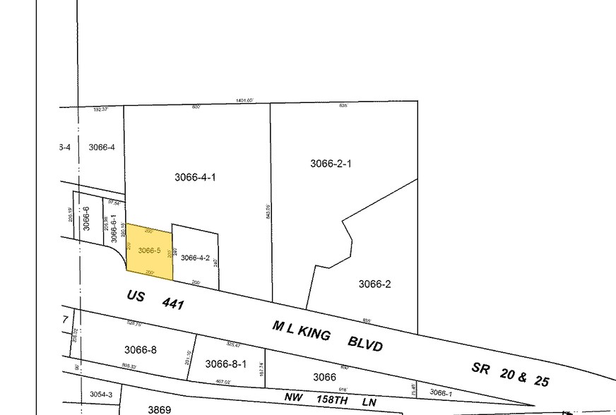 15947 NW US 441, Alachua, FL for rent - Plat Map - Image 3 of 4