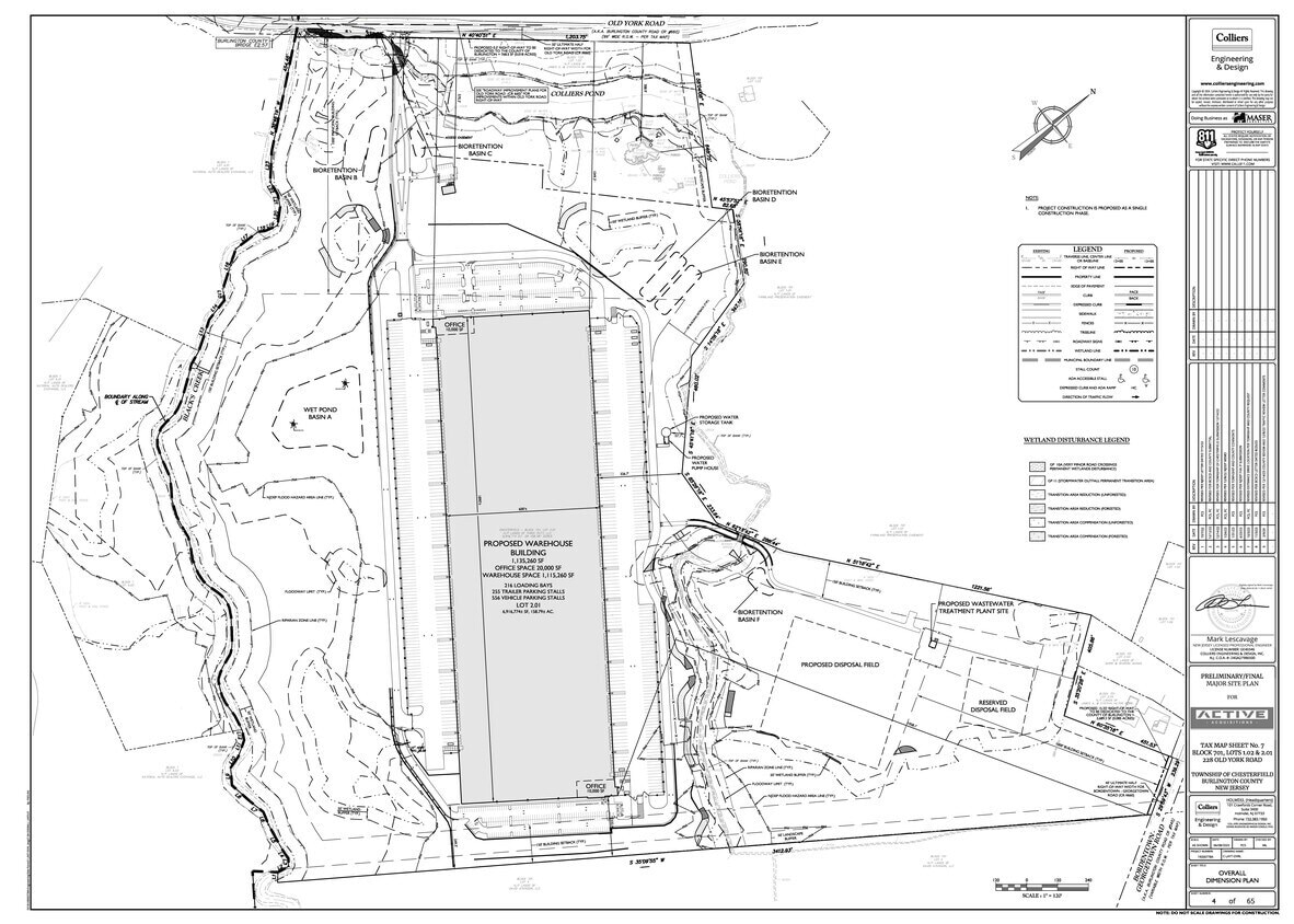 228 Old York Rd, Chesterfield, NJ to rent Site Plan- Image 1 of 2