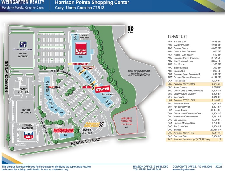 201 NE Maynard Rd, Cary, NC for sale - Plat Map - Image 3 of 4