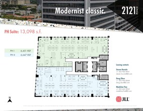 2121 Ponce de Leon Blvd, Coral Gables, FL for rent Site Plan- Image 1 of 2