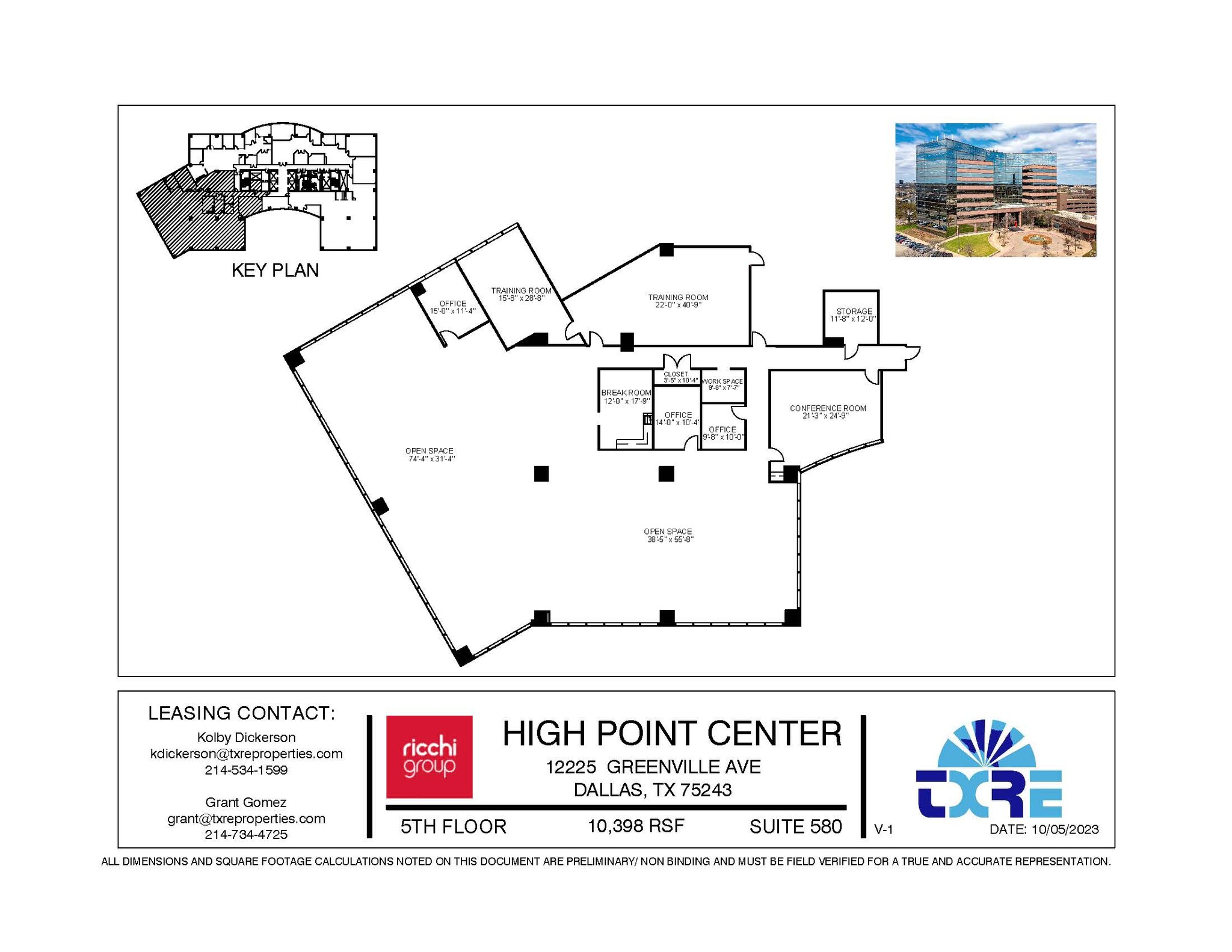 12225 Greenville Ave, Dallas, TX for rent Floor Plan- Image 1 of 1