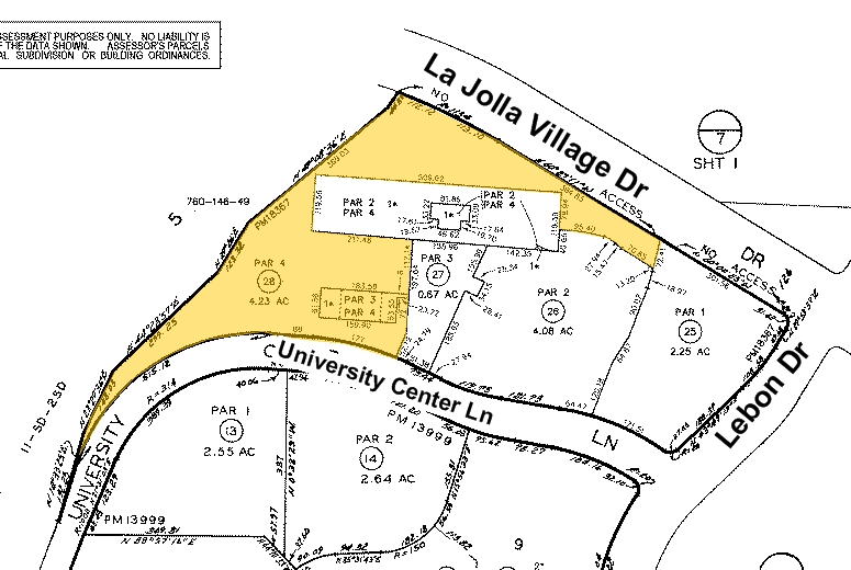 8910 University Center Ln, San Diego, CA to rent - Plat Map - Image 2 of 31