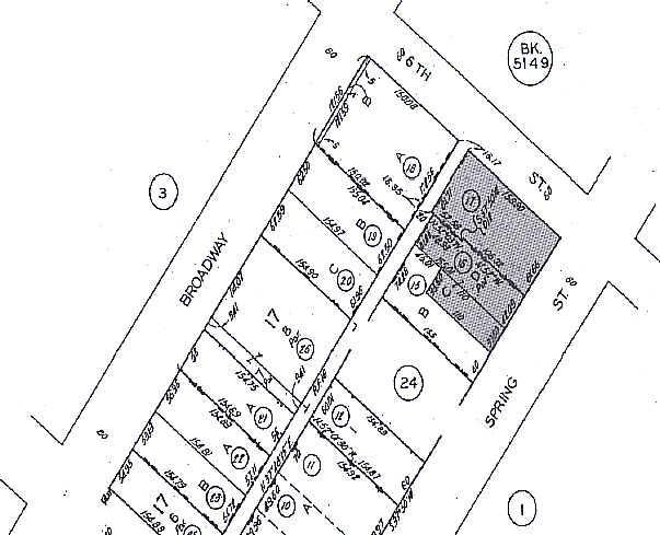 603 S Spring St, Los Angeles, CA for rent - Plat Map - Image 2 of 56