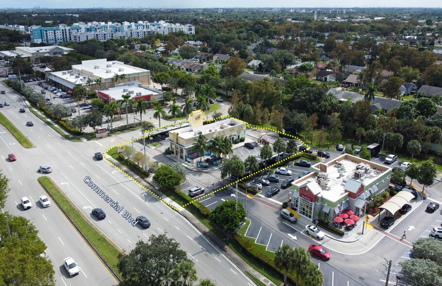 8188 W Commercial Blvd, Lauderhill, FL for sale - Aerial - Image 1 of 6