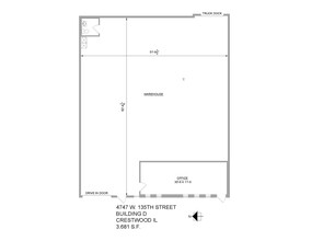 13520-13538 Kenton Ave, Crestwood, IL for rent Floor Plan- Image 1 of 1