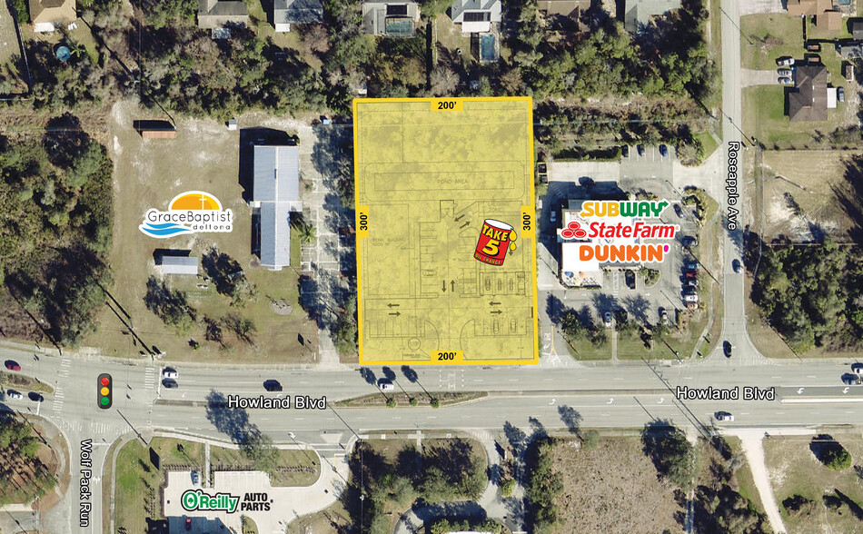 3150 Howland Blvd, Deltona, FL for sale - Aerial - Image 1 of 1