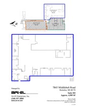 7845 Middlebelt Rd, Romulus, MI for rent Floor Plan- Image 1 of 1