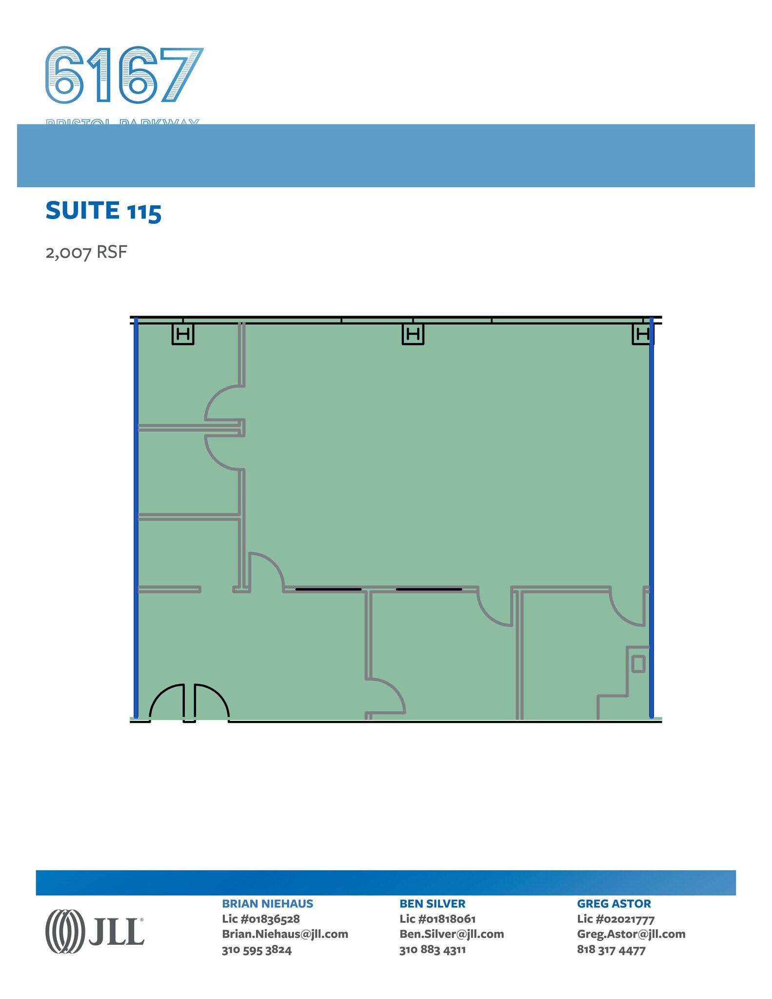 6167 Bristol Pky, Culver City, CA to rent Site Plan- Image 1 of 1
