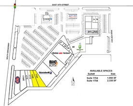 1700 S Broadway Ave, Edmond, OK for rent Site Plan- Image 2 of 2