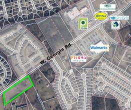 0 W Georgia Rd, Simpsonville, SC - aerial  map view