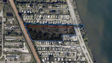 3640 Dixie Hwy NE, Palm Bay, FL - aerial  map view