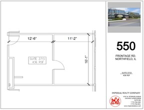 540-550 W Frontage Rd, Northfield, IL for rent Floor Plan- Image 1 of 3