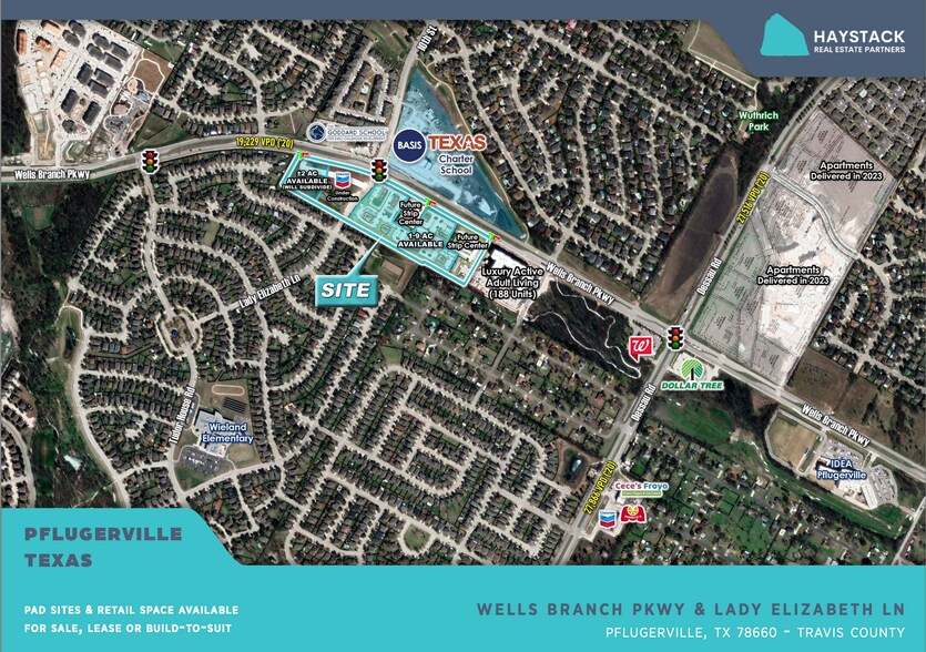 Wells Branch Pkwy, Pflugerville, TX for sale - Site Plan - Image 1 of 5