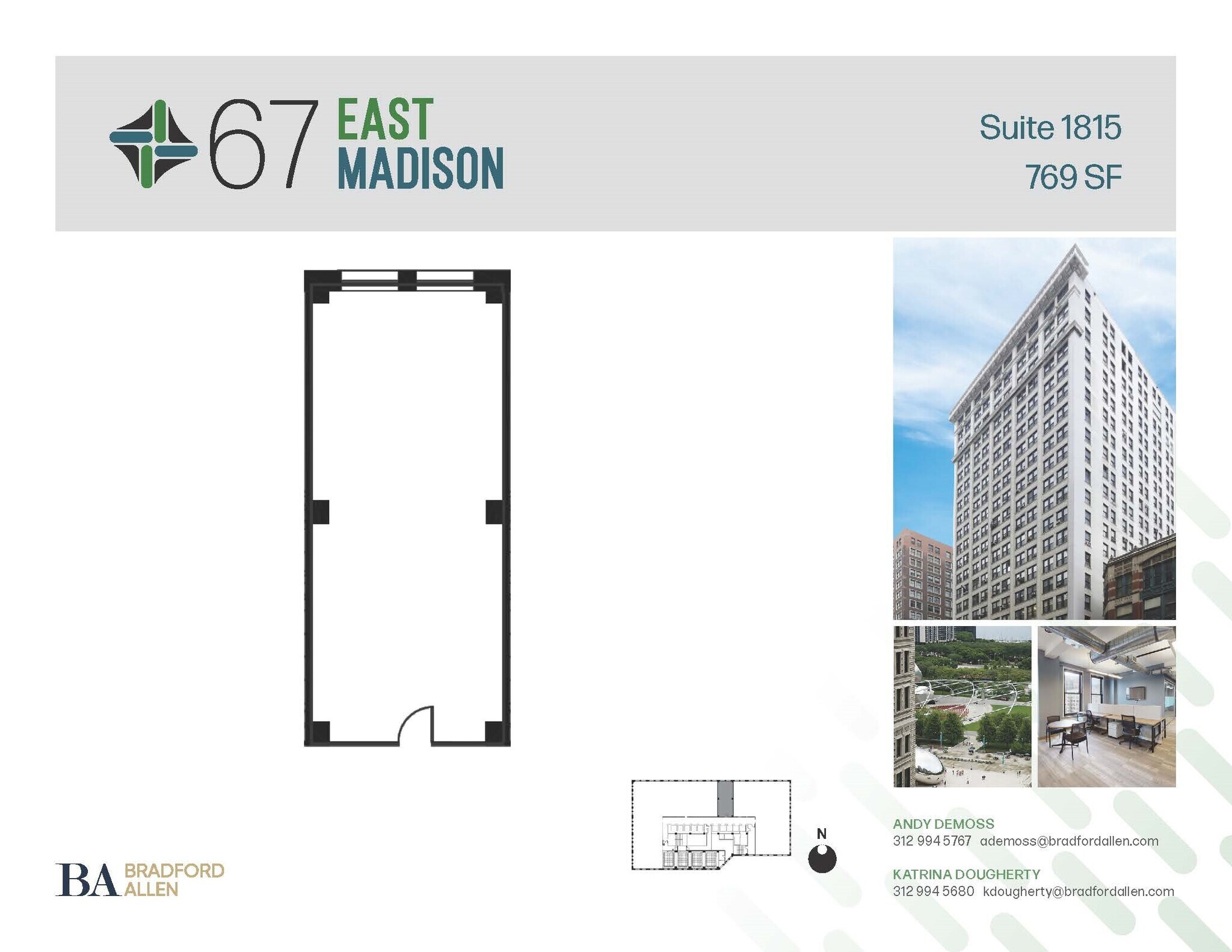 67 E Madison St, Chicago, IL to rent Floor Plan- Image 1 of 1