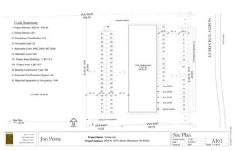 8025-8055 N 76th St, Milwaukee, WI for rent Site Plan- Image 1 of 5