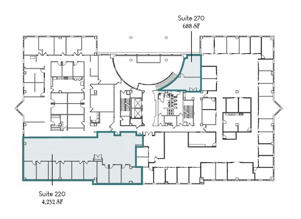 12655 Olive Blvd, Creve Coeur, MO to rent Floor Plan- Image 1 of 1