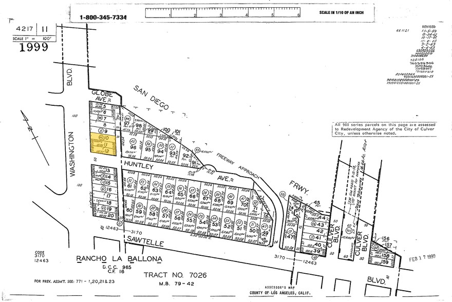 11268 Washington Blvd, Culver City, CA for sale - Plat Map - Image 2 of 5