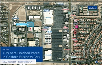 5202 Young St, Bakersfield, CA - aerial  map view - Image1