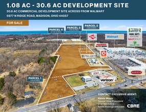 N Ridge Rd, Madison, OH - AERIAL map view - Image1