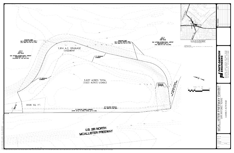 Hwy 281 N & Terminal Dr, San Antonio, TX for sale - Plat Map - Image 3 of 3