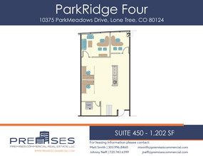 10375 Park Meadows Dr, Lone Tree, CO for rent Floor Plan- Image 1 of 1