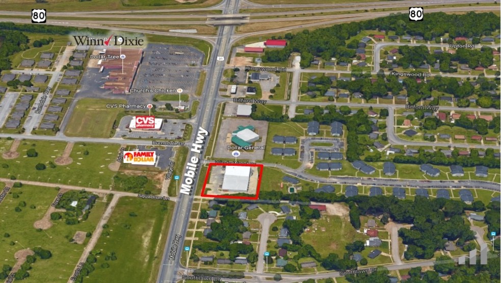 4949-4977 Mobile Hwy, Montgomery, AL for sale - Building Photo - Image 1 of 1