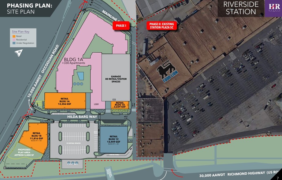 13408 Richmond Hwy, Woodbridge, VA for rent - Site Plan - Image 2 of 2