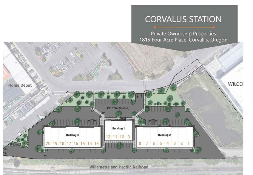 1815 Four Acre Ln, Corvallis, OR for sale - Site Plan - Image 2 of 2