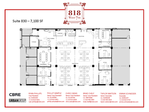 818 W 7th St, Los Angeles, CA for rent Floor Plan- Image 1 of 1