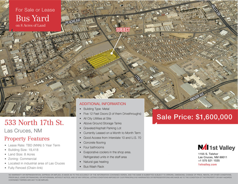 533 N 17th St, Las Cruces, NM for sale - Building Photo - Image 1 of 1