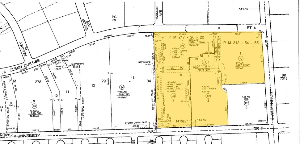 18701 Wilmington Ave, Carson, CA for rent - Plat Map - Image 2 of 2